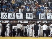 球场上的标语