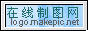 浅蓝色块动感飘移LOGO模板