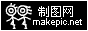两小人牵手行走LOGO友情链接图片模板