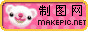 卡通动物头像logo图片制作模板